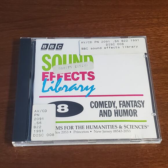 BBC Sound Effects Library Comedy Fantasy Humor Disc 8  CD 1991 - Picture 1 of 3